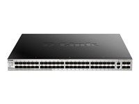 D-Link DGS 3130-54S - Commutateur - L3 Lite - Géré - 48 x SFP + 2 x 10 Gigabit Ethernet + 4 x 10 Gigabit SFP+ DGS-3130-54S/SI