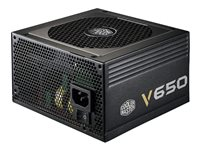 Cooler Master V Series V650 - Alimentation électrique (interne) - ATX12V 2.31 - 80 PLUS Gold - CA 100-240 V - 650 Watt - PFC active - Europe RS650-AFBAG1-EU