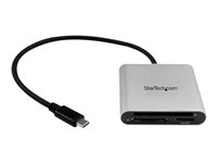 StarTech.com Lecteur et enregistreur multicartes USB 3.0 avec USB-C pour cartes mémoire SD, microSD et CompactFlash - Câble USB-C intégré - Lecteur de carte (CF I, CF II, MMC, SD, microSD, SDHC, microSDHC, SDXC, microSDXC) - USB 3.0 FCREADU3C