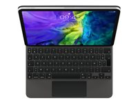 Apple Magic Keyboard - Clavier et étui - avec trackpad - rétroéclairé - Apple Smart connector - AZERTY - Français - pour 10.9-inch iPad Air (4th and 5th generation); 11-inch iPad Pro (1st generation, 2nd generation, 3rd generation and 4th generation) MXQT2F/A