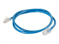 C2G Cat5e Non-Booted Unshielded (UTP) Network Patch Cable - Cordon de raccordement - RJ-45 (M) pour RJ-45 (M) - 7 m - UTP - CAT 5e - bloqué, uniboot - bleu 83026