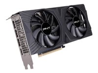 PNY Geforce RTX 4070 SUPER 12GB - VERTO Overclocked Dual Fan Edition - carte graphique - GeForce RTX 4070 Super - 12 Go GDDR6X - PCIe 4.0 x16 - HDMI, 3 x DisplayPort VCG4070S12DFXPB1-O