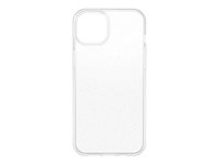 OtterBox React Series - Coque de protection pour téléphone portable - compatibilité avec MagSafe - polycarbonate, caoutchouc synthétique - stardust (paillettes transparentes) - pour Apple iPhone 15 Plus 77-92773