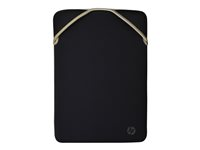 HP Protective - Housse d'ordinateur portable - jusqu'à 15,6" - noir, or - pour Pavilion 15 2F2K6AA