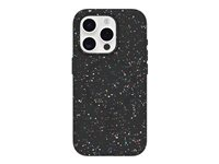 OtterBox Core Series - Coque de protection pour téléphone portable - compatibilité avec MagSafe - caoutchouc synthétique, silicone REGRIND - nuit de carnaval (noir) - pour Apple iPhone 15 Pro 77-95138