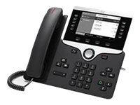 Cisco IP Phone 8811 - Téléphone VoIP - SIP, RTCP, RTP, SRTP, SDP - 5 lignes - Charbon - Conformité TAA CP-8811-3PCC-K9=