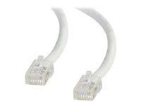 C2G Cat5e Non-Booted Unshielded (UTP) Network Patch Cable - Cordon de raccordement - RJ-45 (M) pour RJ-45 (M) - 7 m - UTP - CAT 5e - bloqué, uniboot - blanc 83126