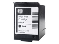 HP - 18 ml - noir - compatible - cartouche d'encre - pour Addmaster IJ 6080, 6160, 7100; Ithaca BANKjet 2500; KITCHENjet 1000; POSjet 1000, 1500 C6602A