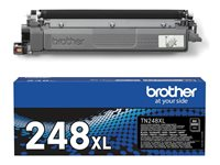 Brother TN248XLBK - À rendement élevé - noir - original - boîte - cartouche de toner - pour Brother DCP-L3520, DCP-L3560, HL-L3220, HL-L3240, HL-L8240, MFC-L3760, MFC-L8390 TN248XLBK