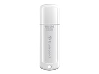 Transcend JetFlash 730 - Clé USB - 32 Go - USB 3.0 - blanc TS32GJF730