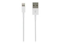 DLH - Câble Lightning - USB mâle pour Lightning mâle - 1 m - blanc DY-TU1704W