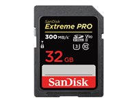 SanDisk Extreme Pro - Carte mémoire flash - 32 Go - UHS-II U3 / Class10 - 1733x/2000x - SDHC UHS-II SDSDXDK-032G-GN4IN