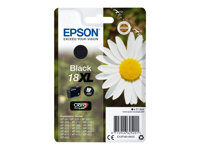 Epson 18XL - 11.5 ml - XL - noir - original - emballage coque avec alarme radioélectrique - cartouche d'encre - pour Expression Home XP-212, 215, 225, 312, 315, 322, 325, 412, 415, 422, 425 C13T18114022