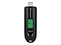 Transcend JetFlash 790C - Clé USB - 256 Go - USB-C 3.2 Gen 1 - noir TS256GJF790C