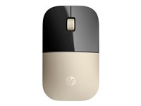 HP Z3700 - Souris - LED bleue - sans fil - 2.4 GHz - récepteur sans fil USB - or - pour Pavilion 24, 27, 32, 510, 590, 595, TP01 X7Q43AA