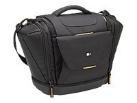 Case Logic Large SLR Camera Case - Étui pour appareil photo avec objectif zoom - nylon, EVA - noir SLRC203