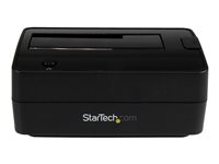 StarTech.com Station d'accueil USB 3.1 (USB-A, USB-C) ou eSATA pour disque dur / SSD SATA de 2,5"/3,5" - Câbles USB-A et USB-C intégrés - Station d'accueil HDD - baies : 1 - 2.5", 3.5" - SATA 6Gb/s - eSATA, USB 3.1 (Gen 2) - noir SDOCKU313E