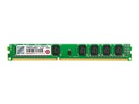 Transcend - DDR3 - module - 4 Go - DIMM 240 broches Profil très bas - 1333 MHz / PC3-10600 - CL9 - 1.5 V - mémoire sans tampon - non ECC - pour Lenovo H420; IdeaCentre K330; ThinkCentre Edge 71; ThinkCentre M71; M77; ThinkStation E30 TS512MLK64V3NL