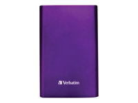 Verbatim Store 'n' Go Portable - Disque dur - 1 To - externe (portable) - USB 3.0 - 5400 tours/min - violet 53077
