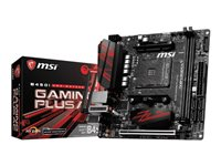 MSI B450I GAMING PLUS AC - Carte-mère - mini ITX - Socket AM4 - AMD B450 - USB 3.1 Gen 1 - Bluetooth, Gigabit LAN, Wi-Fi - carte graphique embarquée (unité centrale requise) - audio HD (8 canaux) B450I GAMING PLUS AC