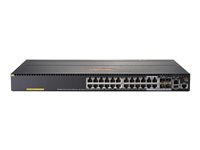 HPE Aruba 2930M 24G POE+ 1-Slot - Commutateur - C3 - Géré - 20 x 10/100/1000 (PoE+) + 4 x SFP Gigabit combiné - Montable sur rack - PoE+ (720 W) JL320A