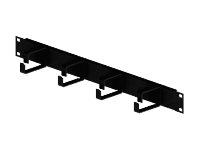 Eaton - Panneau d'agencement de câbles de rack - noir - 1U - 19" - pour P/N: REA27608SPBE, REA27610SPBE, REA27808SPBE, REA42808NPBE, REB27608SPBE, REB27808SPBE ETN-JRP1