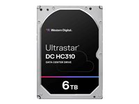 WD Ultrastar DC HC310 HUS726T6TAL5204 - Disque dur - 6 To - interne - 3.5" - SAS 12Gb/s - 7200 tours/min - mémoire tampon : 256 Mo 0B36047