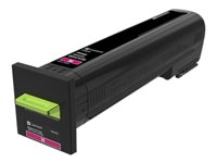 Lexmark - À rendement élevé - magenta - original - cartouche de toner LCCP - pour Lexmark CS820de, CS820dte, CS820dtfe 72K0X30