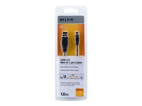 Belkin - Câble USB - USB (M) pour mini USB type B (M) - USB 2.0 - 1.8 m F3U155BT1.8M