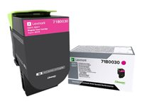 Lexmark X317 - Magenta - original - cartouche de toner LCCP, LRP - pour Lexmark CS317dn, CX317dn 71B0030