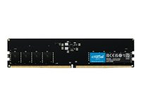 Crucial - DDR5 - module - 16 Go - DIMM 288 broches - 5600 MHz / PC5-44800 - CL46 - 1.1 V - mémoire sans tampon - on-die ECC CT16G56C46U5T