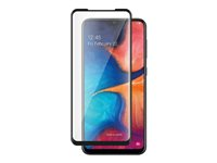 BIGBEN Connected PEGLASSA21S - Protection d'écran pour téléphone portable - 2.5D - verre - transparent avec bords noirs - pour Samsung Galaxy A21s PEGLASSA21S