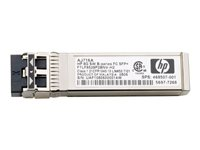 HPE B-Series - Module transmetteur SFP+ - 16Gb Fibre Channel (LW) - Canal à fibre optique - jusqu'à 25 km - pour Brocade 16Gb/12, 16Gb/24; StoreFabric SN3600, SN6500, SN6600B 32, SN6650, SN8600B 4-slot H6Z29A