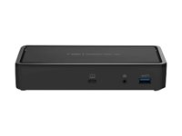 Belkin CONNECT Thunderbolt 3 Dock Plus - Station d'accueil - USB-C / Thunderbolt 3 - 2 x DP - 1GbE - 125 Watt F4U109VF