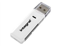 Integral Dual Slot SDXC Card Reader - Lecteur de carte (SD, microSD, SDHC, microSDHC, SDXC) - USB 2.0 INCRSDMSD