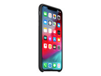 Apple - Coque de protection pour téléphone portable - silicone - noir - pour iPhone XS Max MRWE2ZM/A