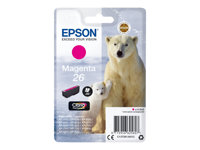 Epson 26 - 4.5 ml - magenta - original - emballage coque avec alarme radioélectrique/ acoustique - cartouche d'encre - pour Expression Premium XP-510, 520, 600, 605, 610, 615, 620, 625, 700, 710, 720, 800, 810, 820 C13T26134022