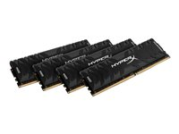 HyperX Predator - DDR4 - kit - 32 Go: 4 x 8 Go - DIMM 288 broches - 2666 MHz / PC4-21300 - CL13 - 1.35 V - mémoire sans tampon - non ECC - noir HX426C13PB3K4/32