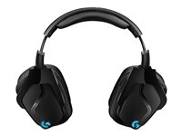 Casque de jeu Logitech G935 - Micro-casque - canal 7.1 - circum-aural - 2,4 GHz - sans fil - jack 3,5mm - noir, bleu 981-000744