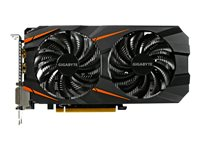 Gigabyte GeForce GTX 1060 WINDFORCE OC 6G - Carte graphique - GF GTX 1060 - 6 Go GDDR5 - PCIe 3.0 x16 - 2 x DVI, HDMI, DisplayPort GV-N1060WF2OC-6GD