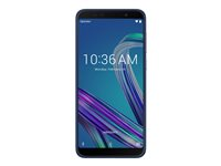 ASUS ZenFone Max Pro M1 (ZB602KL) - 4G smartphone - double SIM - RAM 4 Go / Mémoire interne 64 Go - microSD slot - Écran LCD - 6" - 2160 x 1080 pixels - 2x caméras arrière 13 MP, 5 MP - front camera 8 MP - bleu (space blue) 90AX00T3-M01350