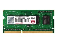 Transcend - DDR3L - module - 2 Go - SO DIMM 204 broches - 1600 MHz / PC3L-12800 - CL11 - 1.35 V - mémoire sans tampon - non ECC - pour HP Portable 14, 15, 17; Lenovo ThinkCentre M73; ThinkPad L440; L540; T440; W540; X240 TS256MSK64W6N