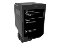 Lexmark - À rendement élevé - noir - original - cartouche de toner LCCP, LRP, Entreprise Lexmark - pour Lexmark CS720de, CS720dte, CS725de, CS725dte 74C2HKE