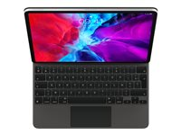 Apple Magic Keyboard - Clavier et étui - avec trackpad - rétroéclairé - Apple Smart connector - AZERTY - Français - pour 12.9-inch iPad Pro (3ème génération, 4ème génération) MXQU2F/A