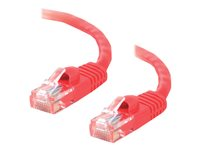 C2G Cat6 Booted Unshielded (UTP) Crossover Patch Cable - Câble inverseur - RJ-45 (M) pour RJ-45 (M) - 5 m - UTP - CAT 6 - moulé, sans crochet, bloqué - rouge 83561