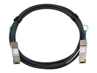 StarTech.com Câble QSFP+ à connexion directe de 3 m - Compatible avec Juniper QFX-QSFP-DAC-3M - Cordon QSFP+ 40G - Câble Twinax passif - Câble d'attache directe 40GBase - QSFP+ verrouillé pour QSFP+ verrouillé - 3 m - twinaxial - SFF-8436 - passif - noir QFXQSFPDAC3M