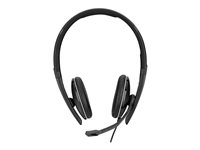 EPOS I SENNHEISER ADAPT SC 165 USB-C - SC 100 series - micro-casque - sur-oreille - filaire - jack 3,5mm, USB-C - noir - Certifié pour Skype for Business 508356