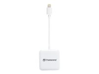 Transcend Smart Reader RDA2 - Lecteur de carte (SD, microSD, SDHC, microSDHC, SDXC, microSDXC, SDHC UHS-I, SDXC UHS-I, microSDHC UHS-I, microSDXC UHS-I) - Lightning TS-RDA2W