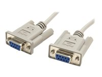 StarTech.com Câble Null Modem Série RS232 DB9 - 3m - 2x DB-9 Femelle - Câble de modem nul - DB-9 (F) pour DB-9 (F) - 3 m - pour P/N: NETRS232, NETRS2322P, NETRS232485W, PEX1S953LP, PEX2S1050, PEX2S953, PEX2S953LP SCNM9FF