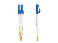 StarTech.com 6m (19.7ft) LC to LC (UPC) OS2 Single Mode Duplex Fiber Optic Cable, 9/125µm, Laser Optimized, 10G, Bend Insensitive, Low Insertion Loss - LSZH Fiber Patch Cord (SMDOS2LCLC6M) - Cordon de raccordement - mode unique LC/UPC (M) pour mode unique LC/UPC (M) - 6 m - 2 mm - fibre optique - duplex - 9 / 125 micromètres - OS1/OS2 - sans halogène, passif - jaune SMDOS2LCLC6M